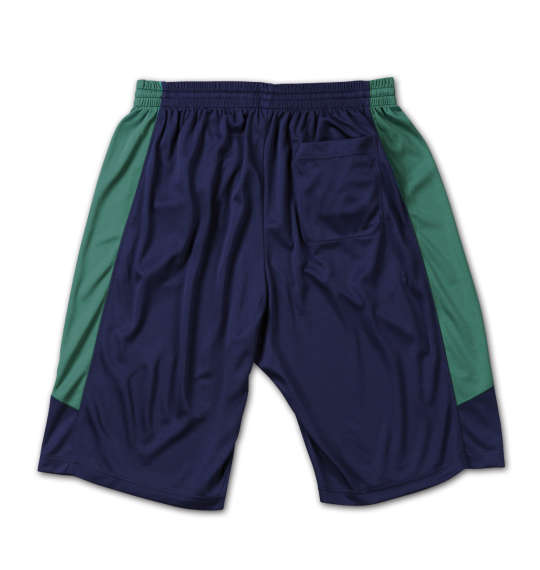 Mc.S.P 吸汗速乾半袖Tシャツ+ハーフパンツ ネイビー×グリーン