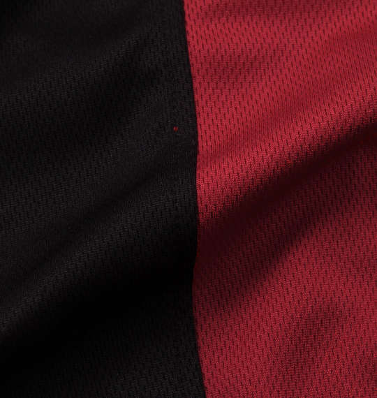 Mc.S.P 吸汗速乾半袖Tシャツ+ハーフパンツ ブラック×レッド