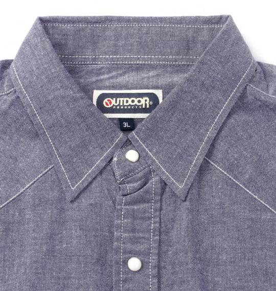 OUTDOOR PRODUCTS ダンガリーシャツ ネイビー