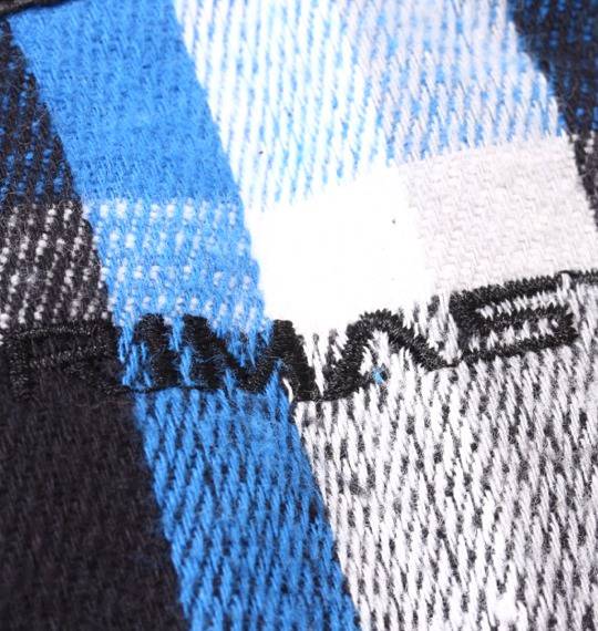 RIMASTER チェックネルシャツ ブルー×ブラック