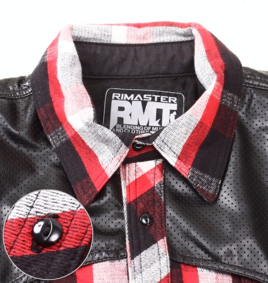 RIMASTER チェックネルシャツ レッド×ブラック