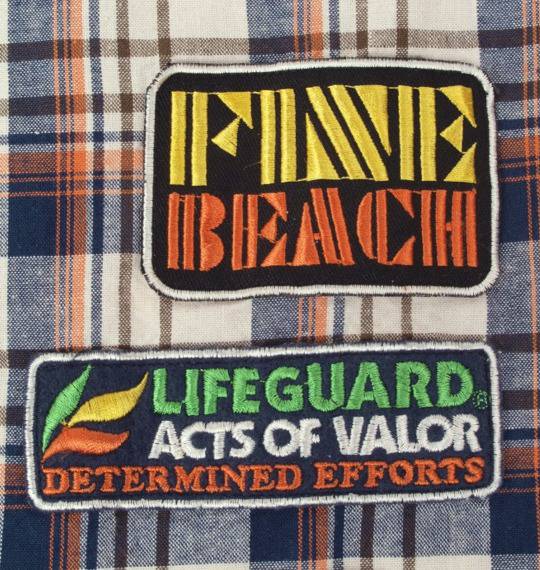 LIFE GUARD シャツ(半袖)+Tシャツ(半袖) アイボリー系×ピンク