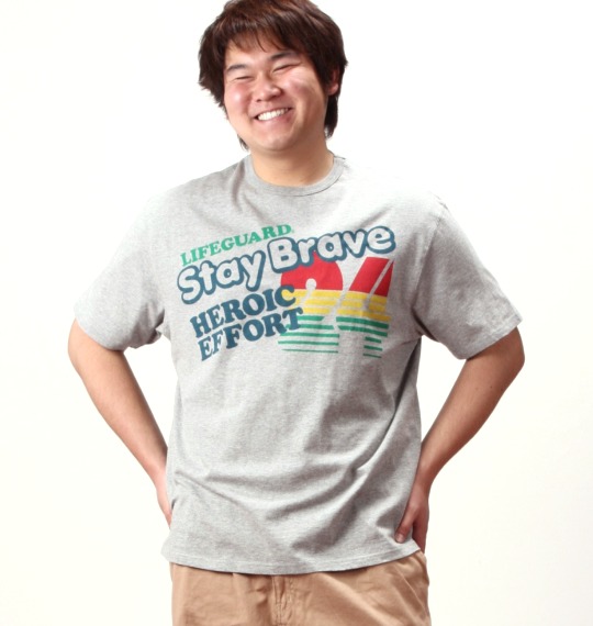 LIFE GUARD シャツ(半袖)+Tシャツ(半袖) ブラック系×グレー