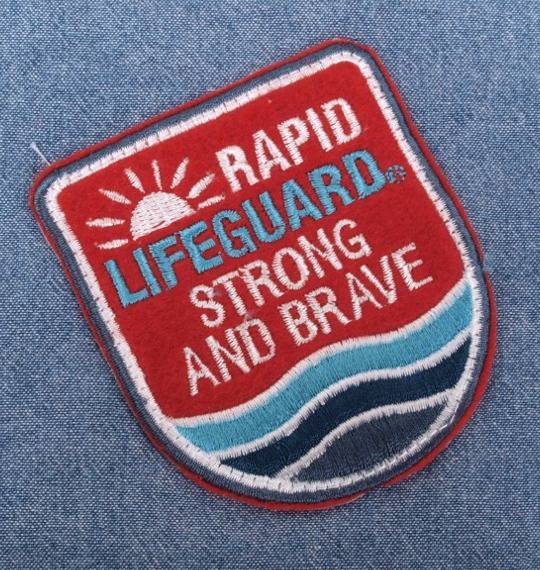 LIFE GUARD シャツ(半袖)+Tシャツ(半袖) ブルー×モクグレー