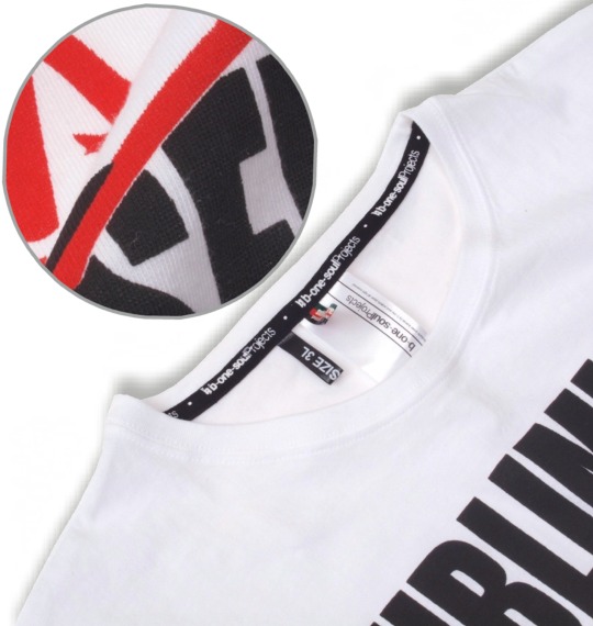b-one-soul シャツ(半袖)+Tシャツ(半袖) レッド系×ホワイト