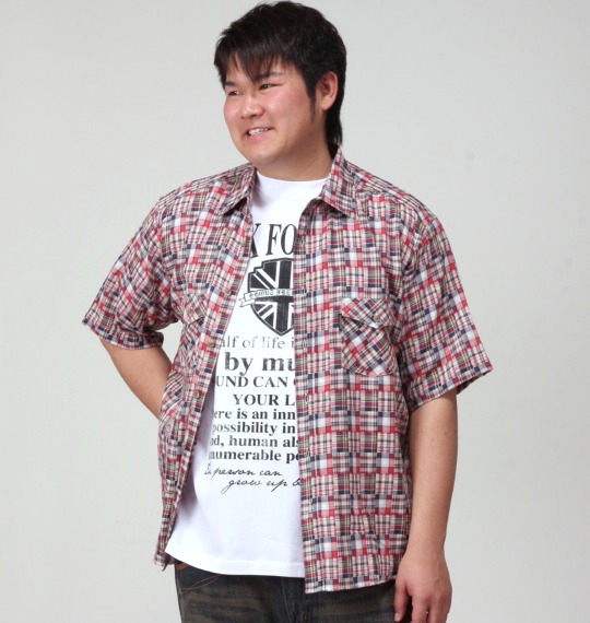 OUTDOOR PRODUCTS シャツ(半袖) レッド系