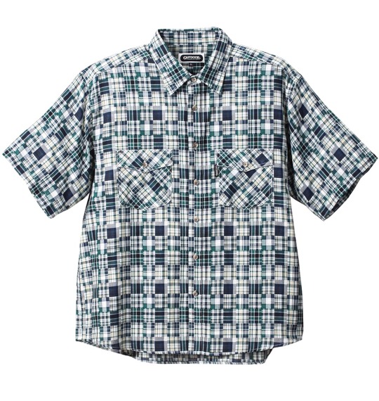 OUTDOOR PRODUCTS シャツ(半袖) グリーン系