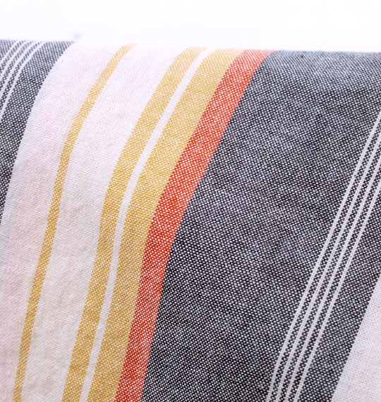 OUTDOOR PRODUCTS ストライプロールアップシャツ グレー系