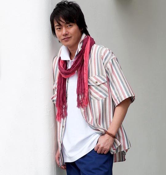 OUTDOOR PRODUCTS シャツ(半袖) レッド系