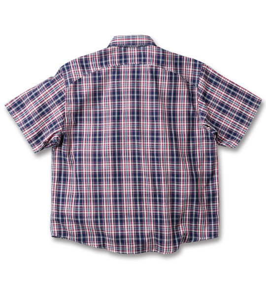 OUTDOOR PRODUCTS チェックシャツ(半袖) ネイビー系