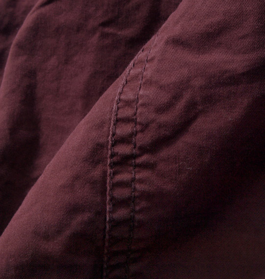 in the attic フェイクレイヤードシャツ(半袖) ボルドー