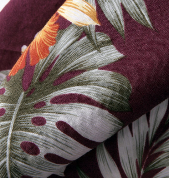 OUTDOOR PRODUCTS アロハシャツ ワイン系