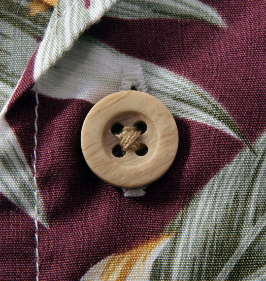 OUTDOOR PRODUCTS アロハシャツ ワイン系