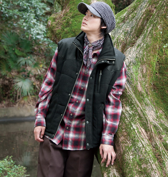 Mc.S.P チェックシャツ レッド系