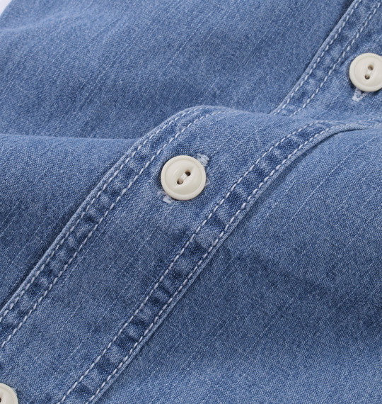 OUTDOOR PRODUCTS 長袖デニムシャツ ブルー