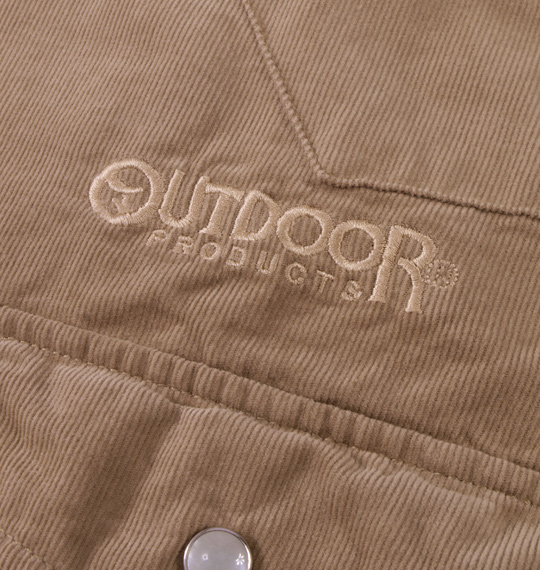 OUTDOOR PRODUCTS コーデュロイシャツ ベージュ