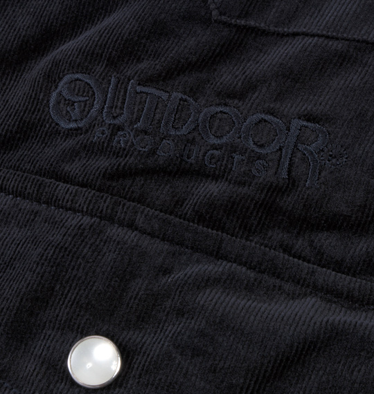 OUTDOOR PRODUCTS コーデュロイシャツ ブラック