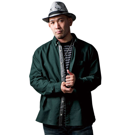 Pincponc ヘリンボン使いオックスB.Dシャツ ダークグリーン