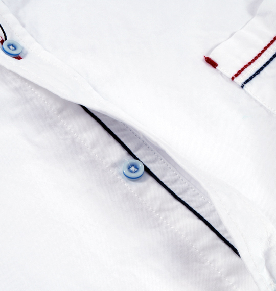 Beno オックス半袖シャツ オフホワイト