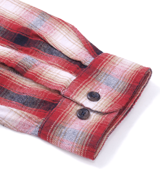 Mc.S.P チェック長袖シャツ レッド系