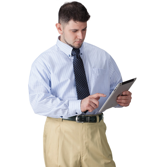 MICHIKO LONDON KOSHINO B.D長袖シャツ ブルー