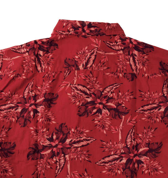 Beno 半袖アロハシャツ レッド