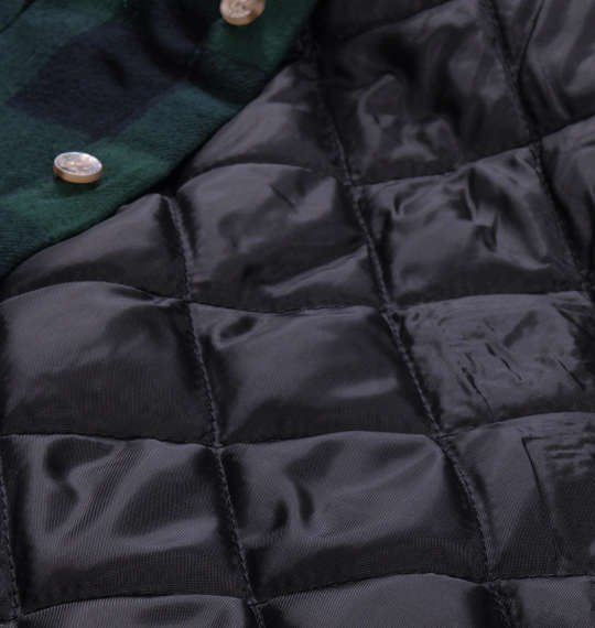 OUTDOOR PRODUCTS ブロックチェック長袖シャツジャケット グリーン