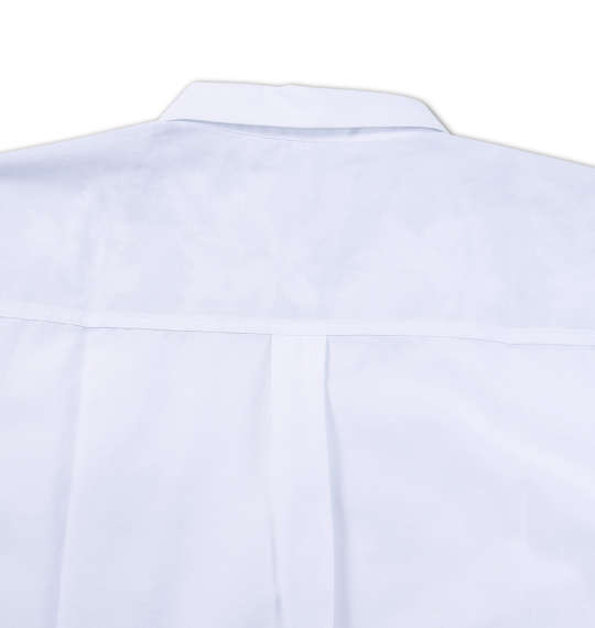 Mc.S.P 異素材使いオックスB.D半袖シャツ ホワイト