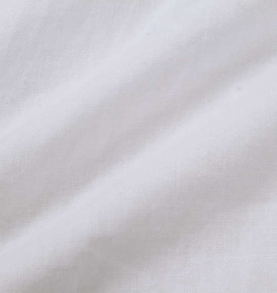 OUTDOOR PRODUCTS 綿麻ロールアップ長袖ワークシャツ オフホワイト