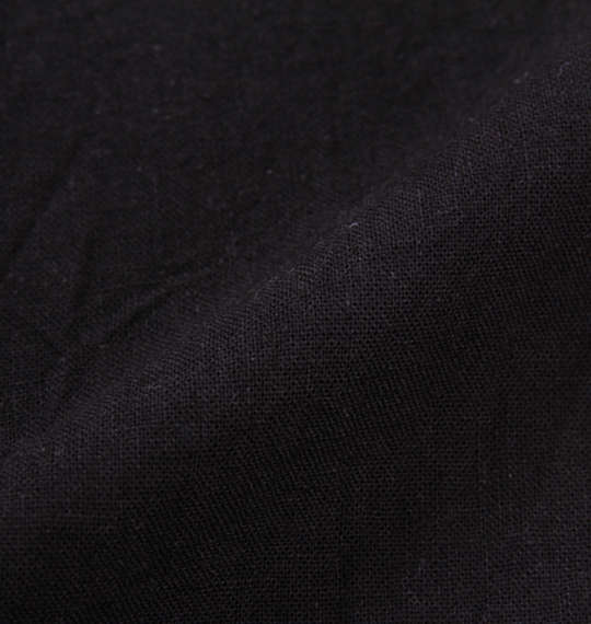 OUTDOOR PRODUCTS 異素材使い綿麻半袖シャツ ブラック