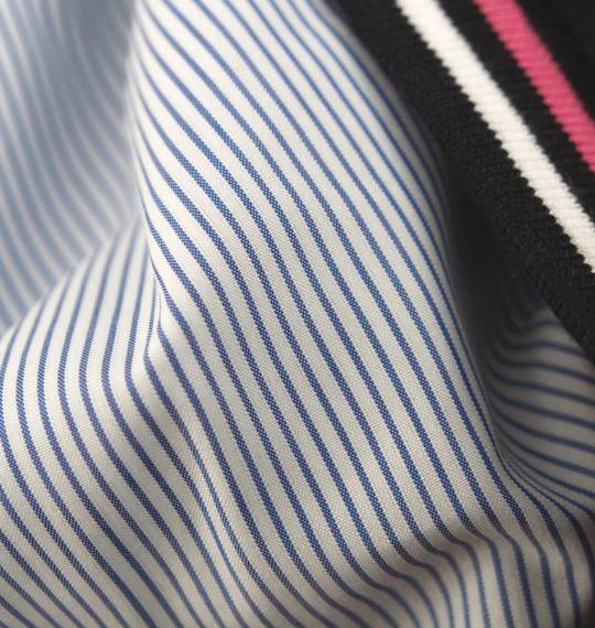 Pincponc シャツフェイクニットソーショールカーデ ブラック