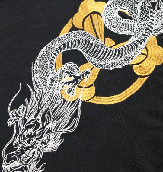 絡繰魂 和柄Tシャツ スミクロ