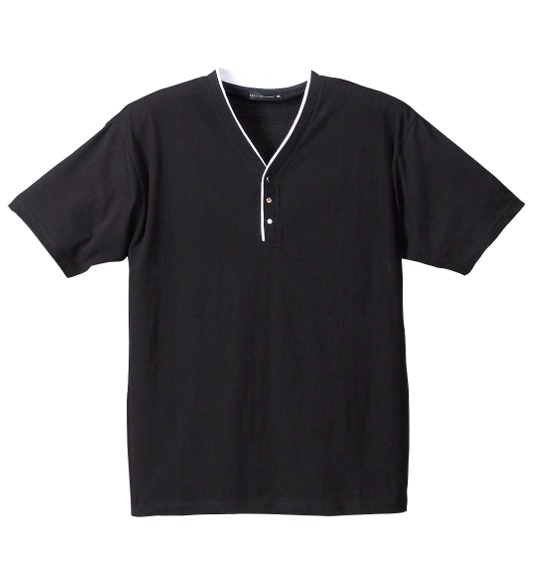 COLLINS パーカー半袖+YヘンリーT半袖 モクグレー×ブラック