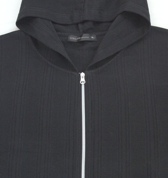 COLLINS パーカー半袖+YヘンリーT半袖 ブラック×ホワイト