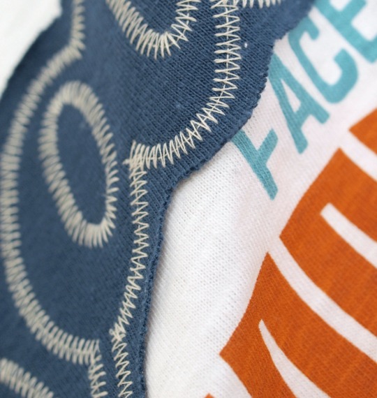 LIFE GUARD ラグランTシャツ(半袖) オフホワイト×ネイビー