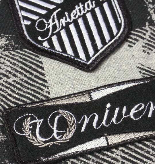 COLLINS フェイクベストTシャツ モクグレー×ブラック