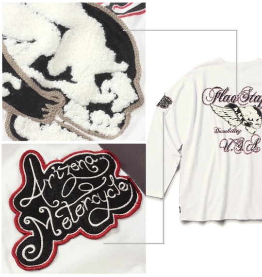 FLAGSTAFF Tシャツ オフホワイト