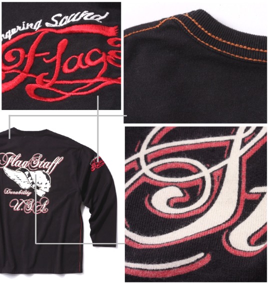 FLAGSTAFF Tシャツ ブラック