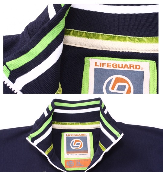 LIFE GUARD ジャージジャケット ネイビー