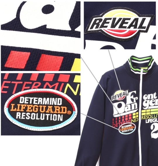 LIFE GUARD ジャージジャケット ネイビー