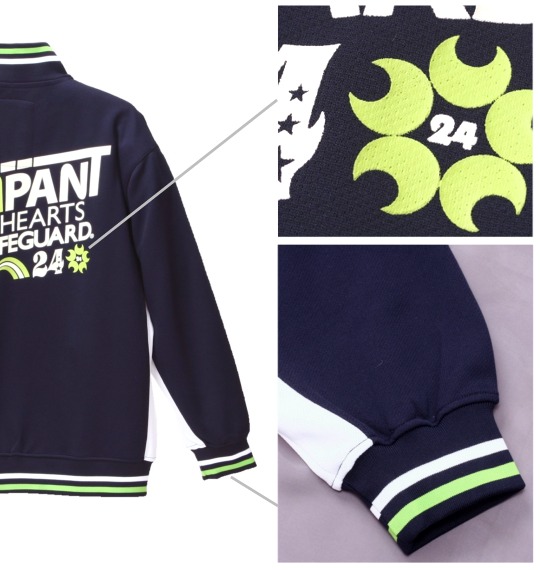 LIFE GUARD ジャージジャケット ネイビー