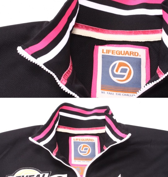 LIFE GUARD ジャージジャケット ブラック