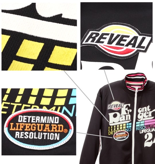 LIFE GUARD ジャージジャケット ブラック