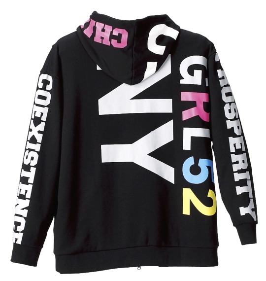 Gorilla パーカートレーナー ブラック