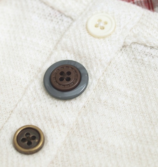 Pincponc YヘンリーTシャツ(半袖) オフホワイト