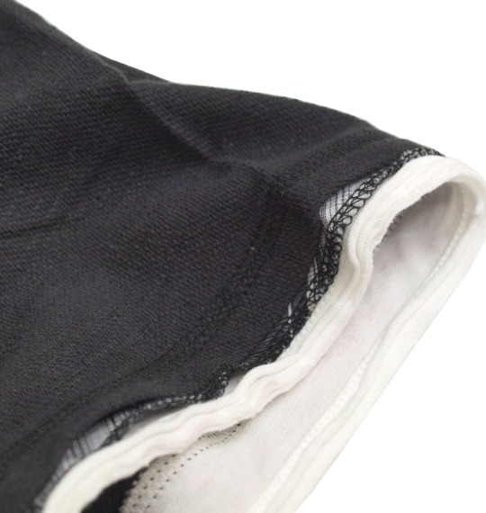 Pincponc YヘンリーTシャツ(半袖) スミクロ