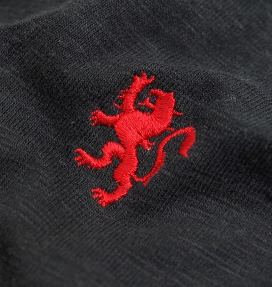 Pincponc チェック使いポロシャツ(半袖) ブラック