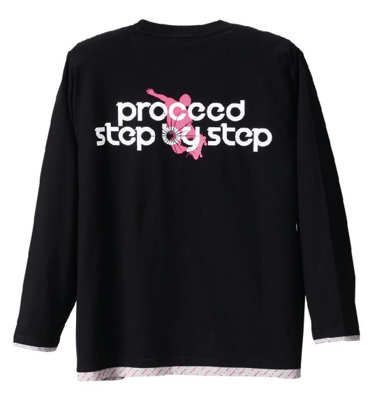 RIMASTER フェイクレイヤードTシャツ ブラック