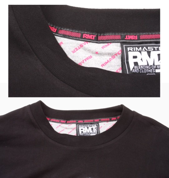 RIMASTER フェイクレイヤードTシャツ ブラック