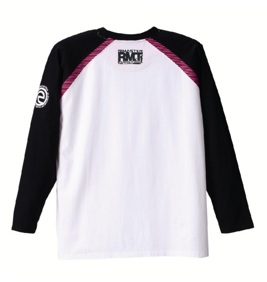 RIMASTER ラグランTシャツ ホワイト×ブラック